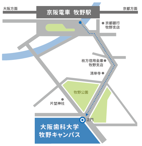 牧野キャンパス地図